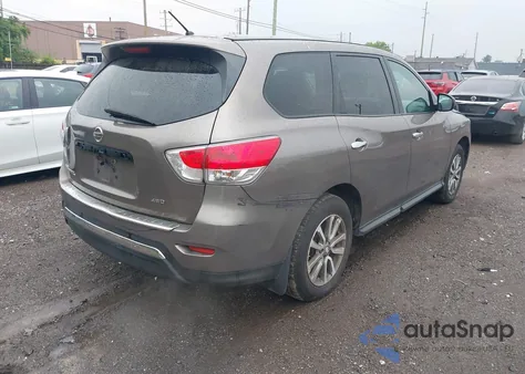 2013 Nissan Pathfinder S из США, поврежденный, VIN 5N1AR2MM4DC681590